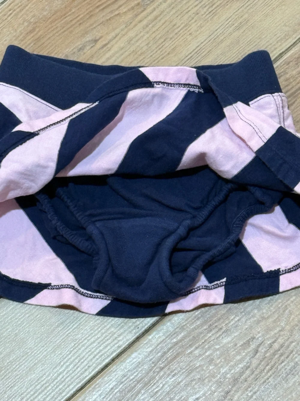 Ralph Lauren Striped Pink & Navy Skort